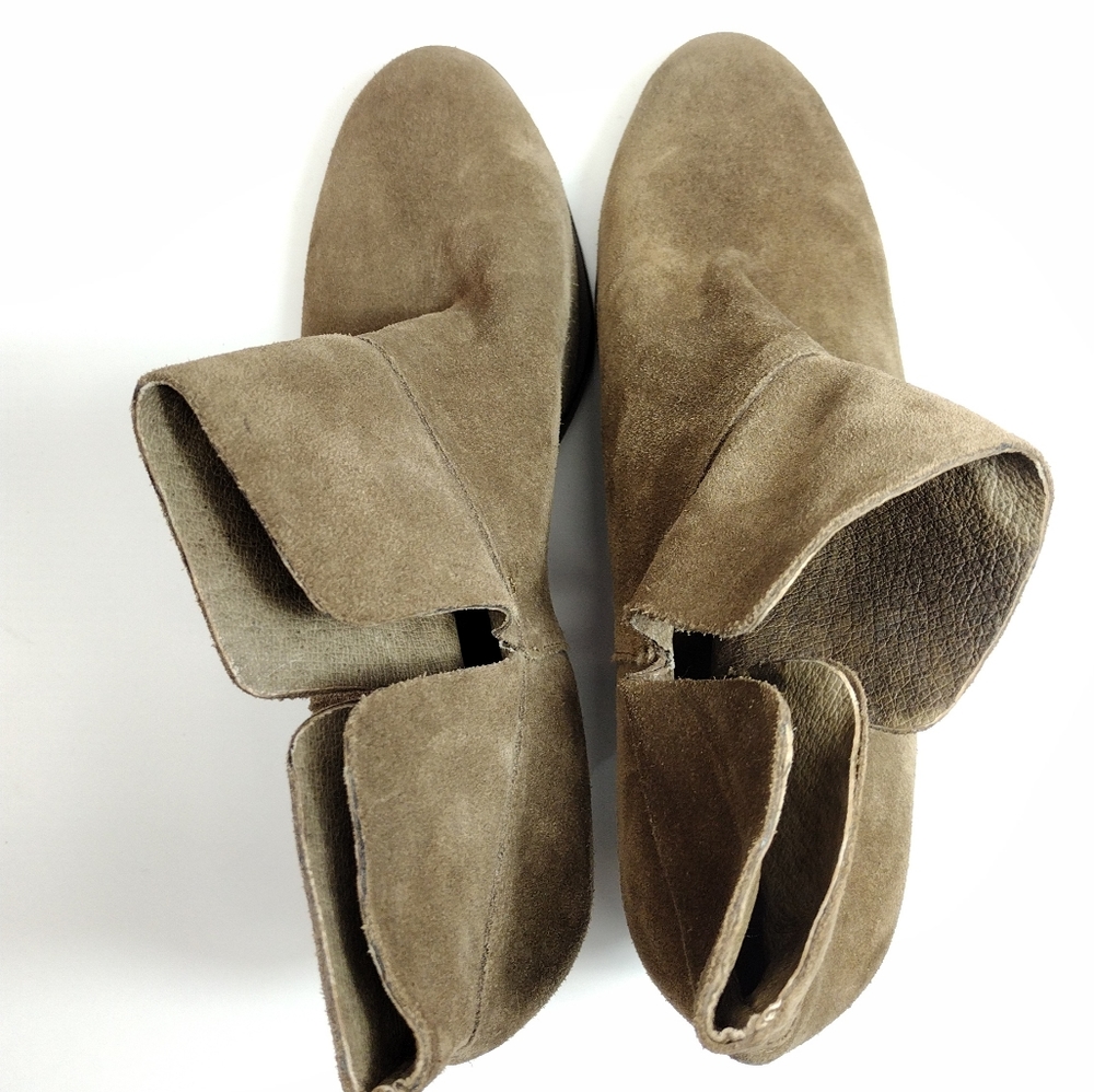 Vince Camuto Von Helyn Bootie l Brown l Leather Ankle Boot l Size 9 M - Picture 10 of 12